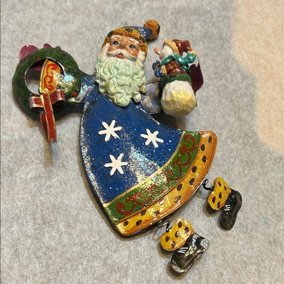 Other - Colorful Santa Claus Ornament